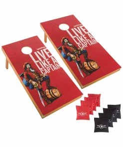 Trademark Captain Morgan Bean Bag Toss Cornhole Set Home Games & Giftables