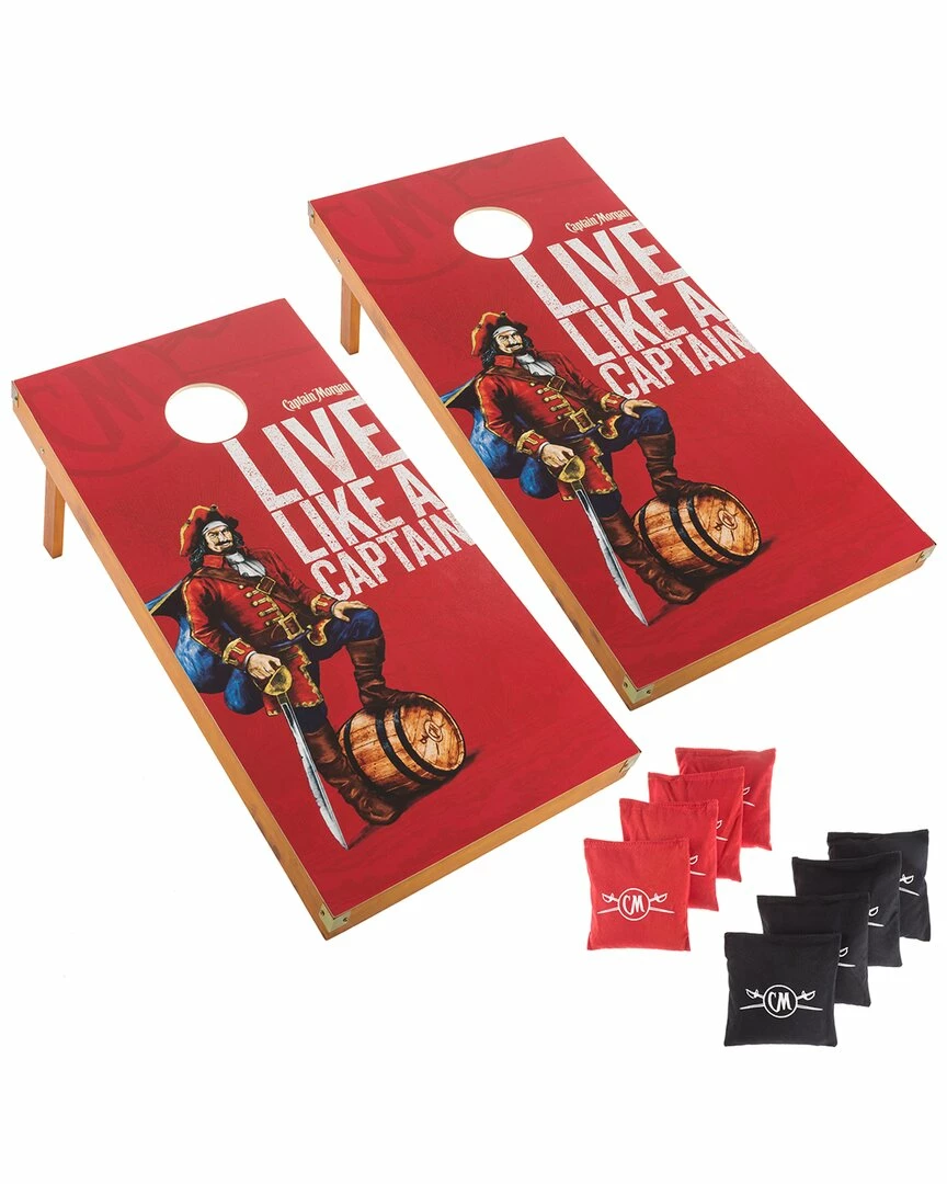 Trademark Captain Morgan Bean Bag Toss Cornhole Set Home Games & Giftables