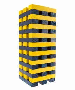 Trademark Nontraditiol Giant Wooden Blocks Tower Stacking Kids Building & Play Sets