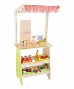 Trademark Kids Fresh Market Selling Stand Dress Up & Imaginative Play