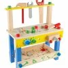 Trademark Toy Workbench-Kids Wooden Tabletop Playset Dress Up & Imaginative Play