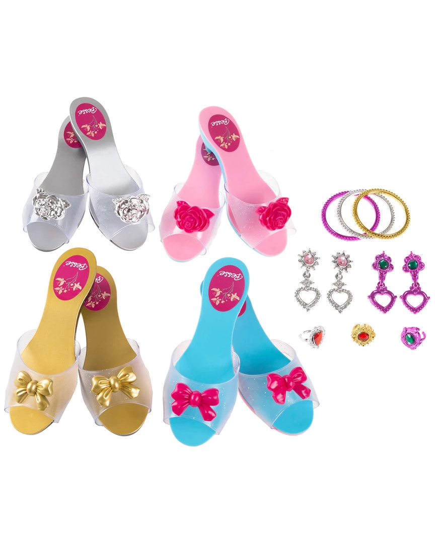 Trademark Princess Dress Up Shoes And Jewelry Accessory Set Kids Dress Up & Imaginative Play