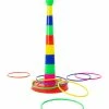 Trademark Ring Toss Game - Colorful Adjustable Stacking Toy Kids Games