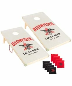 Trademark Budweiser Bean Bag Toss Cornhole Set Home Games & Giftables