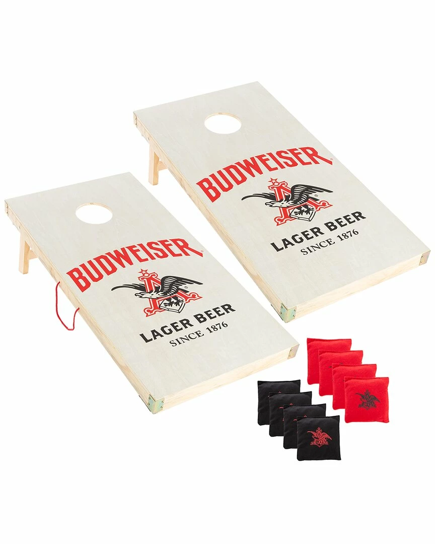 Trademark Budweiser Bean Bag Toss Cornhole Set Home Games & Giftables