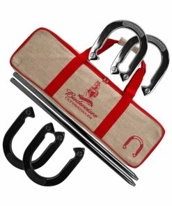 Trademark Budweiser Horseshoe Set With Carry Case Home Games & Giftables