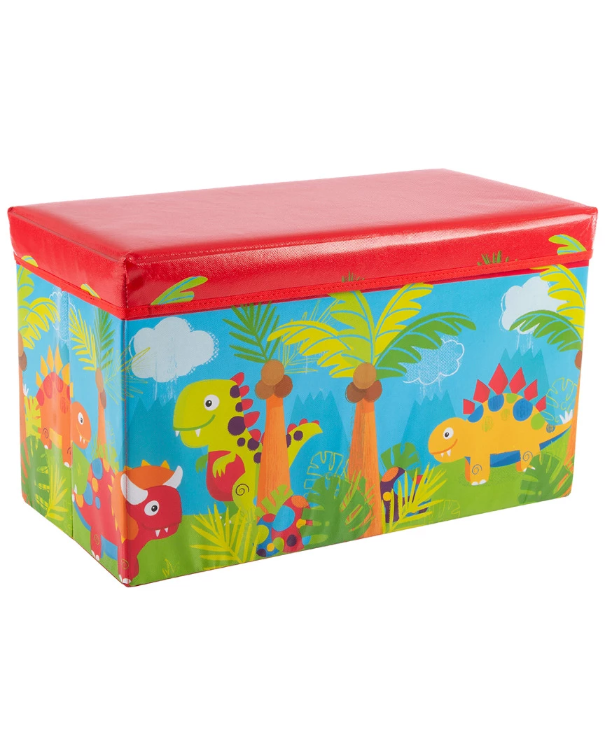 Trademark Collapsible Dinosaur Toy Box Kids Furniture