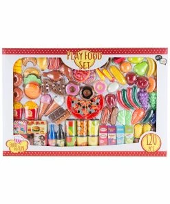 Trademark Hey! Play! Pretend Play Assorted Food Set Kids Dress Up & Imaginative Play