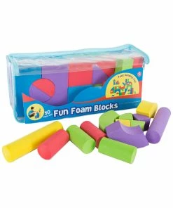 Trademark 50pc Foam Building Blocks Set Kids Building & Play Sets