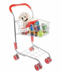 Trademark Hey! Play! Pretend Play Grocery Cart Kids Dress Up & Imaginative Play
