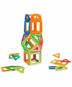 Trademark Hey! Play! 40pc Building Magnet Blocks Kids Building & Play Sets