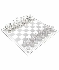 Trademark Games Deluxe Glass Chess Set Kids