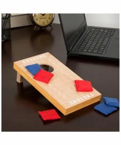 Trademark Hey! Play! Tabletop Cornhole Game - Football Field Kids Games
