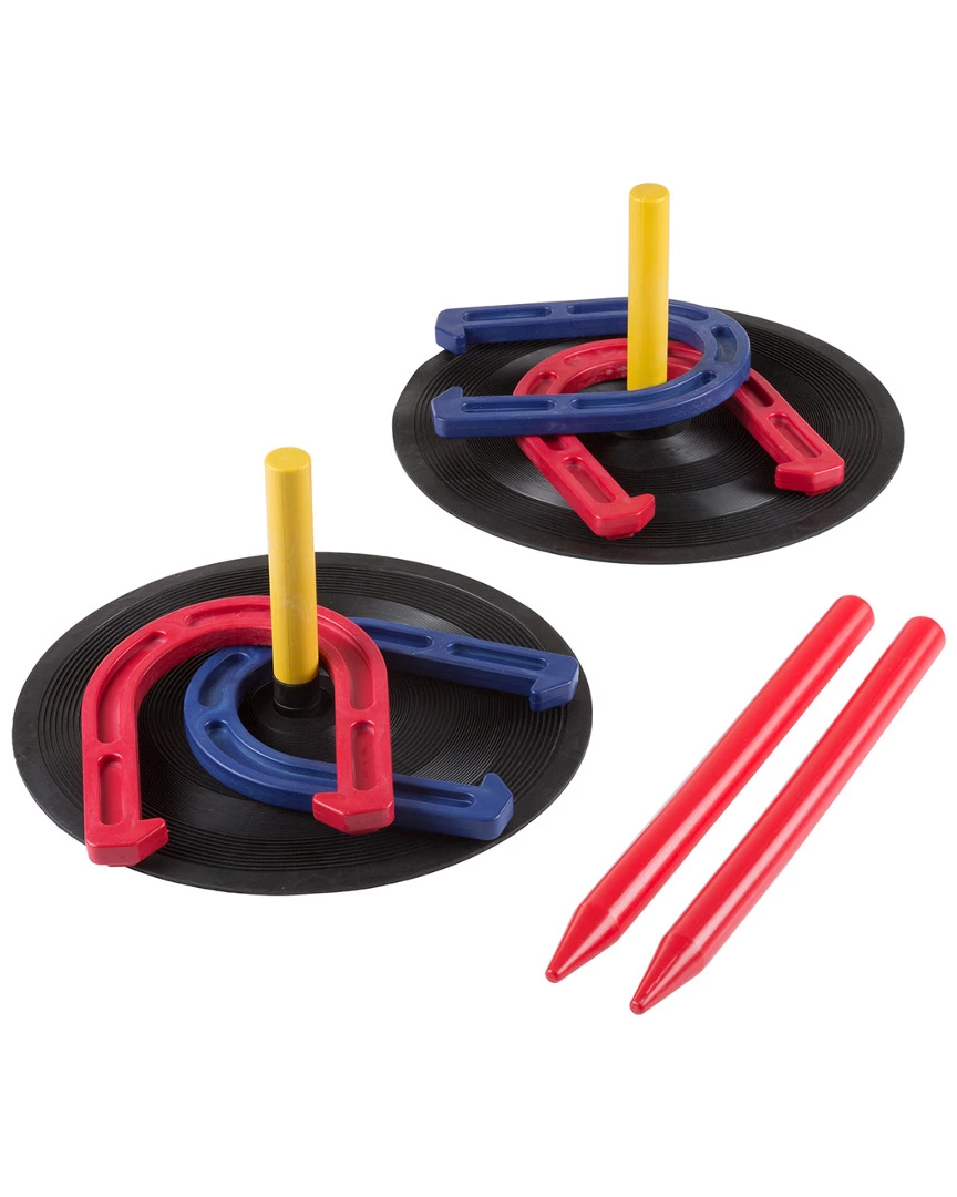 Trademark Hey! Play! Rubber Horseshoes Game Kids Sports & Outdoor