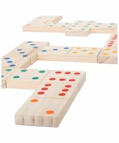 Trademark Hey! Play! Giant Wooden Dominoes Set Kids Sports & Outdoor