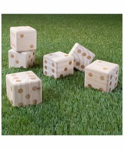 Trademark Hey! Play! Giant Wooden Yard Dice Kids Sports & Outdoor