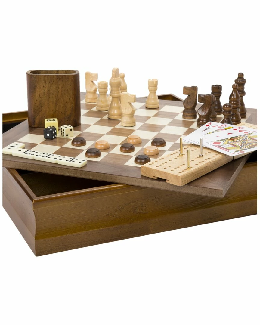 Trademark Hey! Play! 7-in-1 Classic Combo Game Kids Games