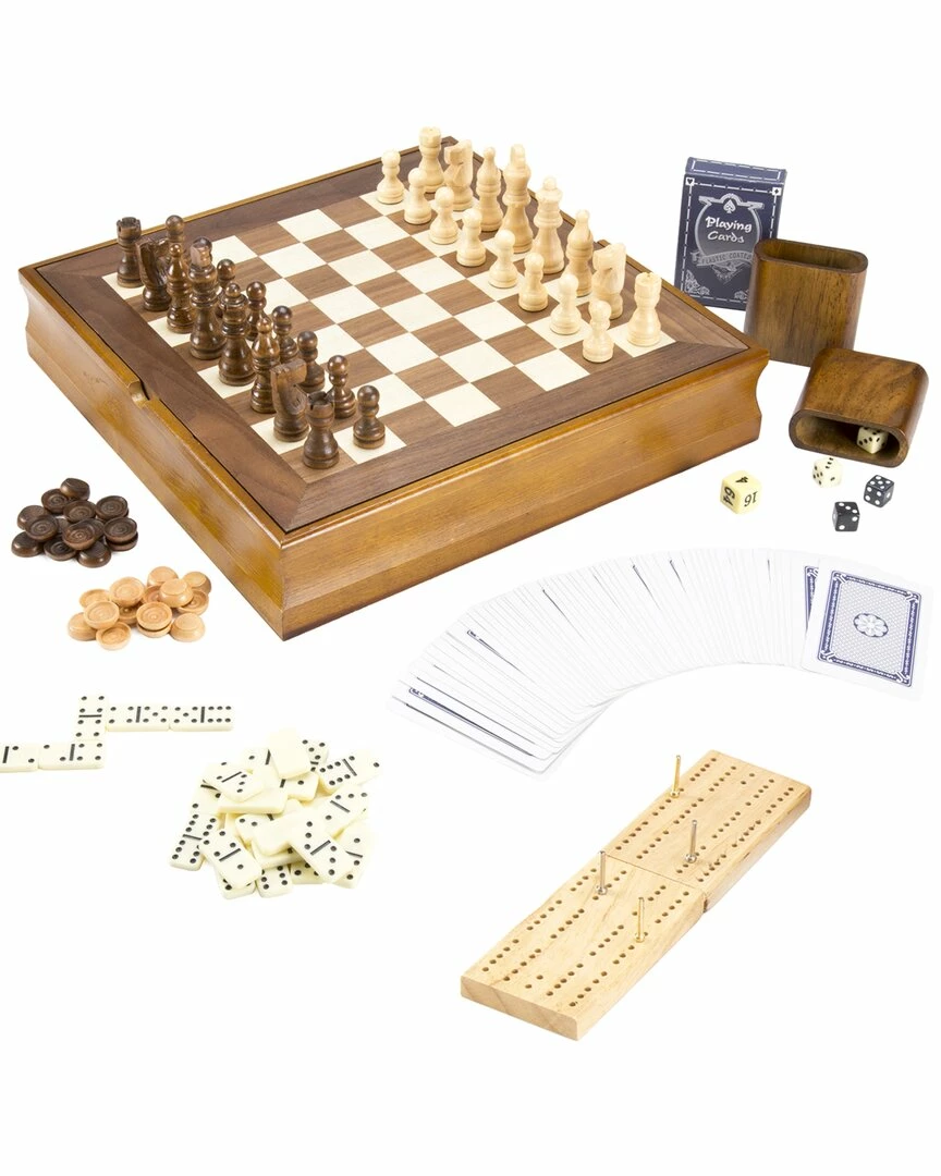 Trademark Hey! Play! 7-in-1 Classic Combo Game Kids Games - Image 2