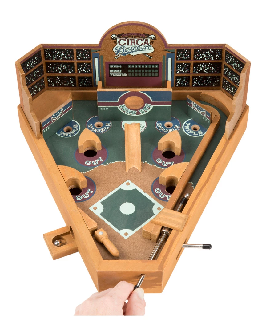 Trademark Hey! Play! Tabletop Baseball Pinball Game Kids Games - Image 2