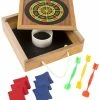 Trademark Hey! Play! Tabletop Bean Bag Toss & Magnetic Dart Board Kids Games