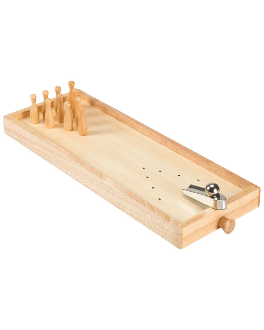 Trademark Hey! Play! Tabletop Wooden Bowling Game Kids Games 3 Trademark Hey! Play! Tabletop Wooden Bowling Game Kids Games