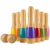 Trademark 9.5in Wooden Lawn Bowling Game Kids Sports & Outdoor