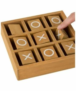 Trademark Hey! Play! Tic-Tac-Toe Wooden Travel Game Kids Games