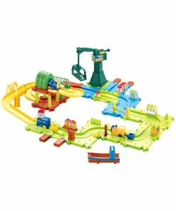 Trademark Hey! Play! Toy Train For Toddlers 58pc Set Kids Building & Play Sets