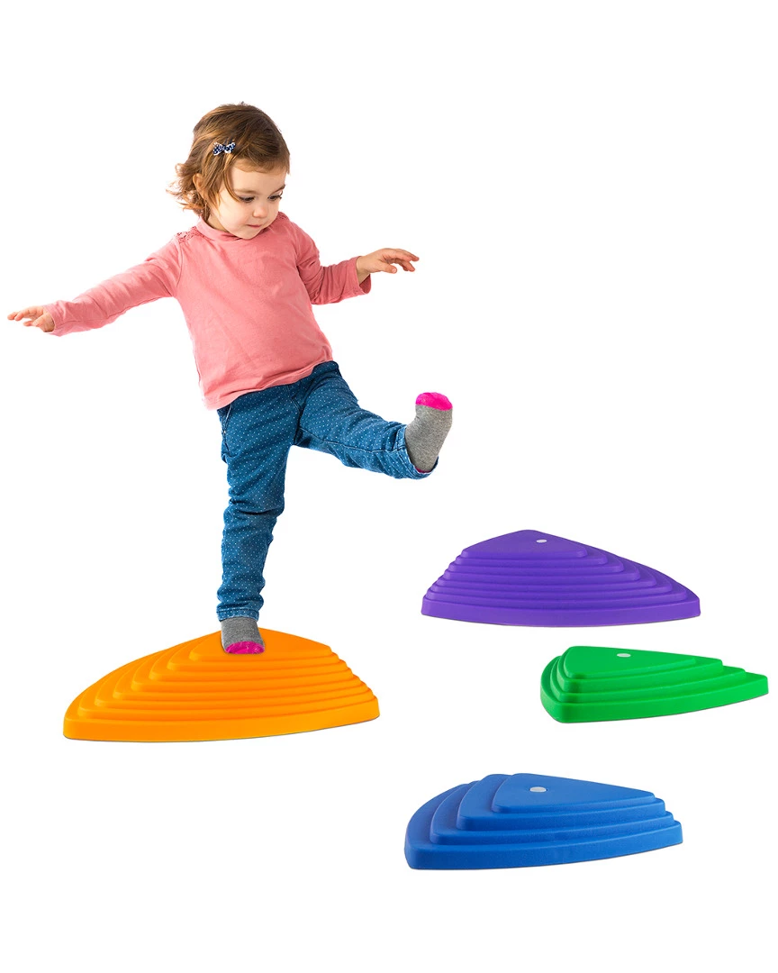 Trademark Hey! Play! Triangular Stepping Stones Kids Sports & Outdoor