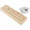 Trademark Wooden Cribbage Board Game Set Kids Games