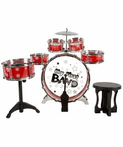 Trademark Toy Drum Set For Kids By Hey! Play! Musical Instruments